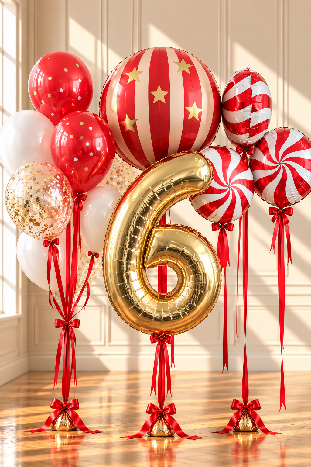 Circus Carnival Birthday Balloon Set – Choose Your Age