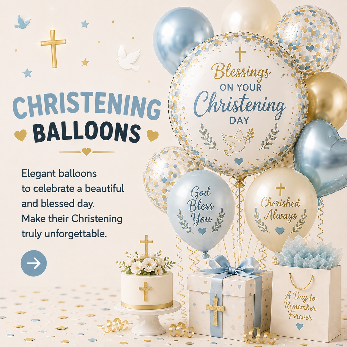 Christening Balloons