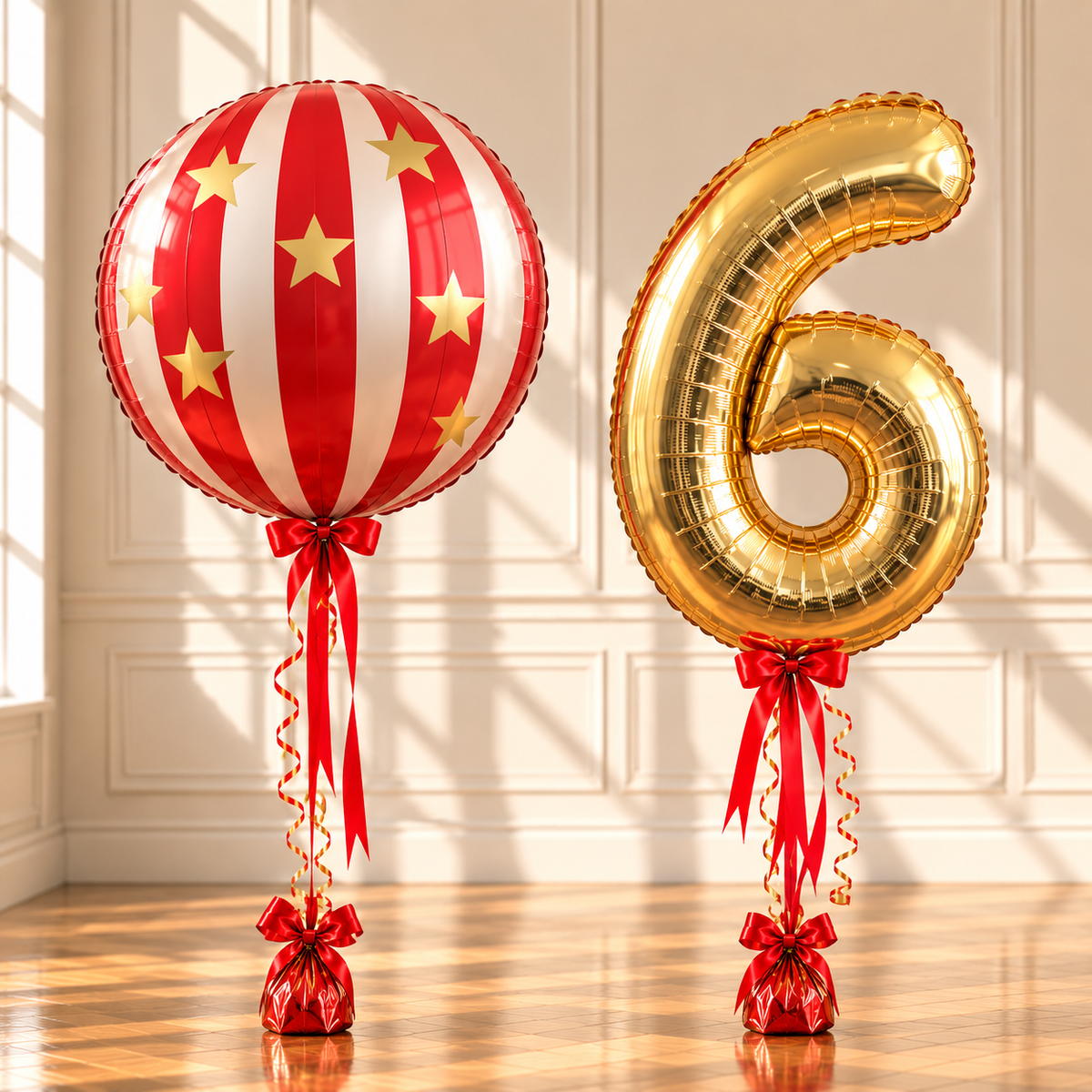 Circus Carnival Birthday Balloon Set – Choose Your Age
