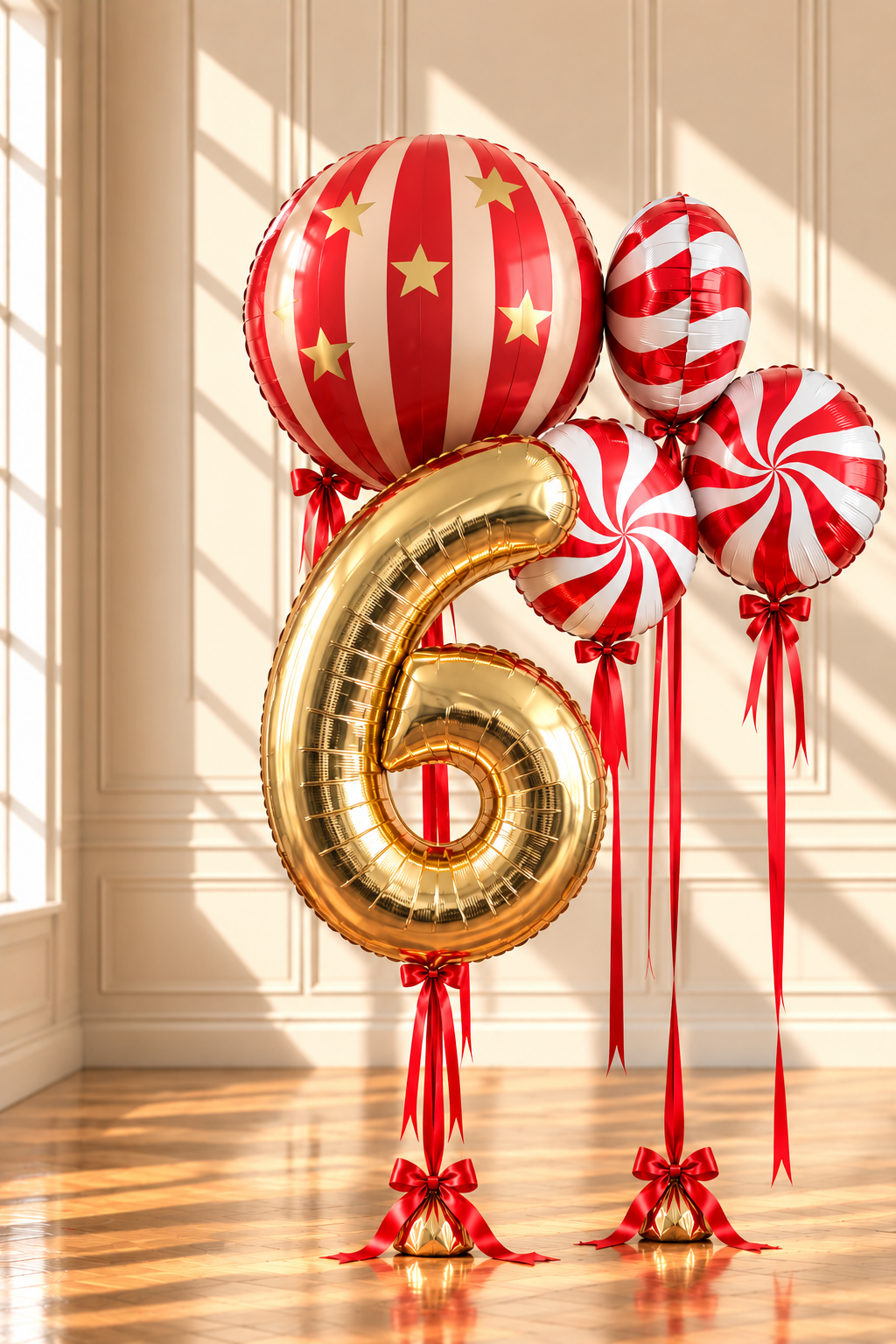 Circus Carnival Birthday Balloon Set – Choose Your Age