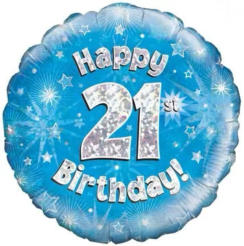 Classic Blue 16th Birthday Balloon Bouquet