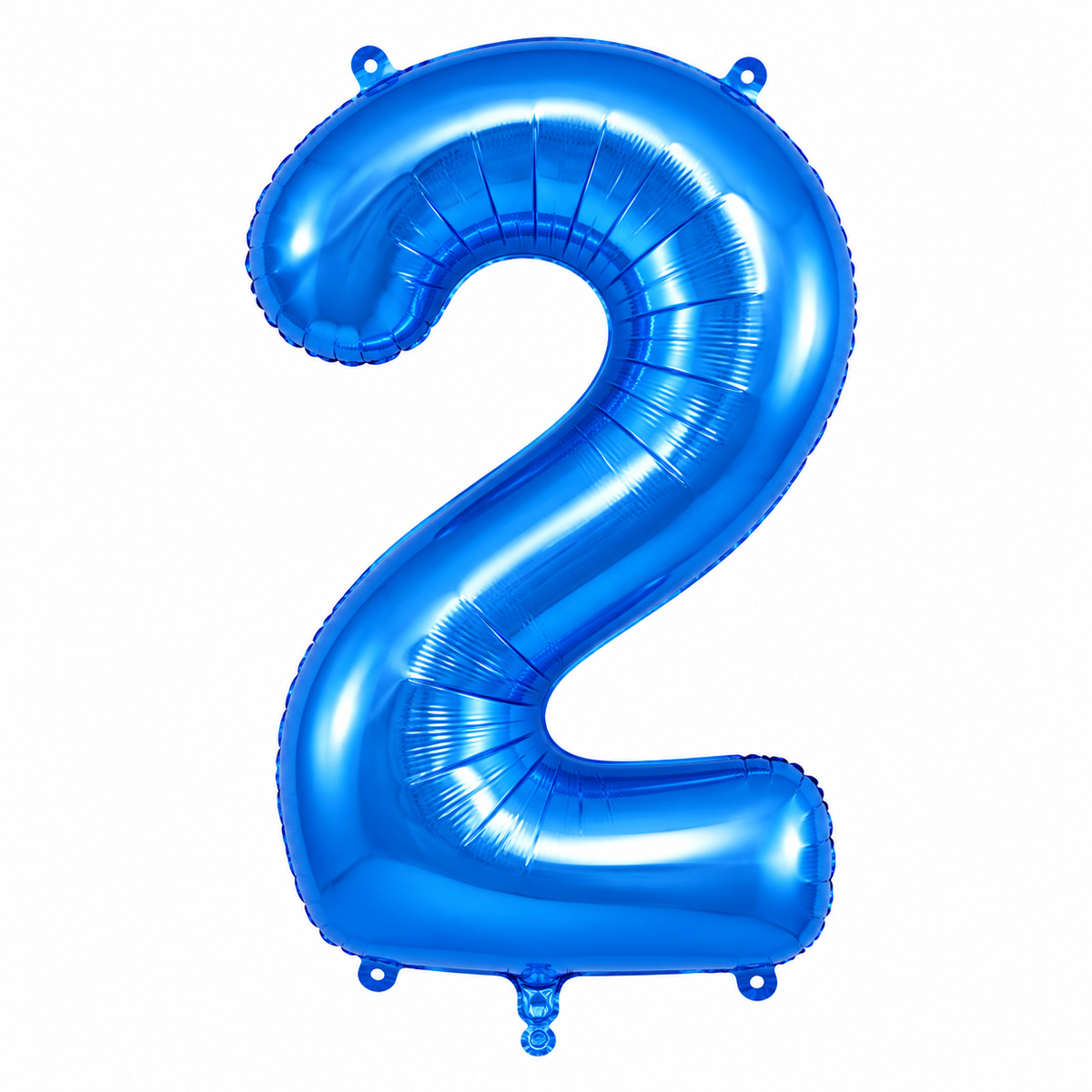 Brilliant Blue Birthday Number Balloon Bouquet – Choose Your Age