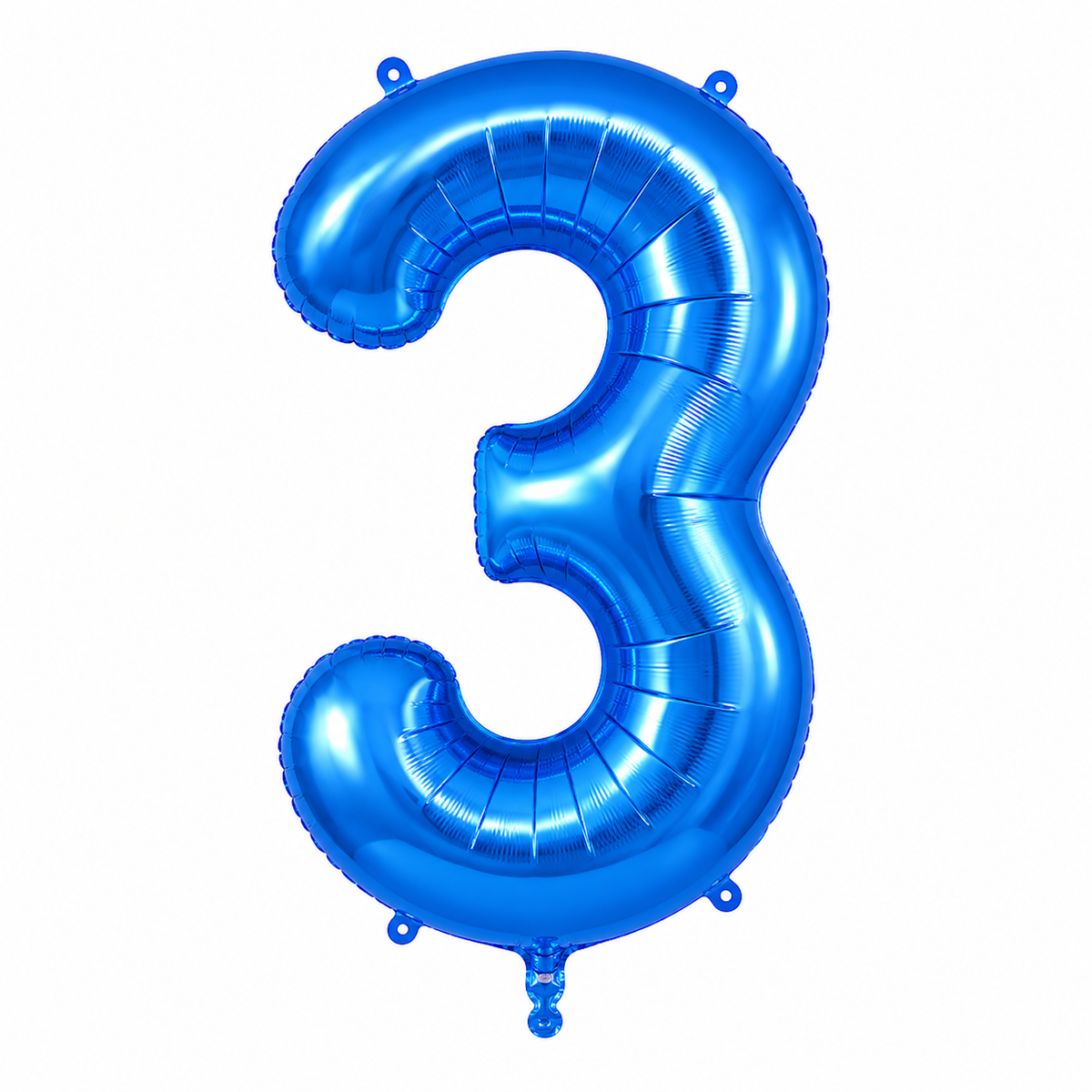 Brilliant Blue Birthday Number Balloon Bouquet – Choose Your Age