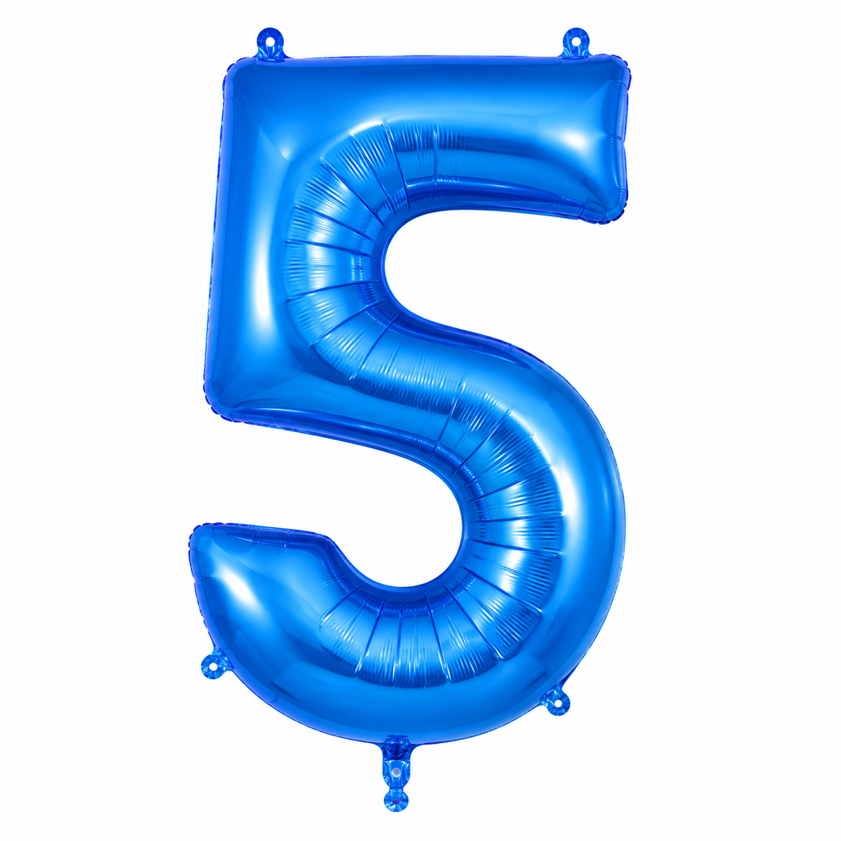 Brilliant Blue Birthday Number Balloon Bouquet – Choose Your Age