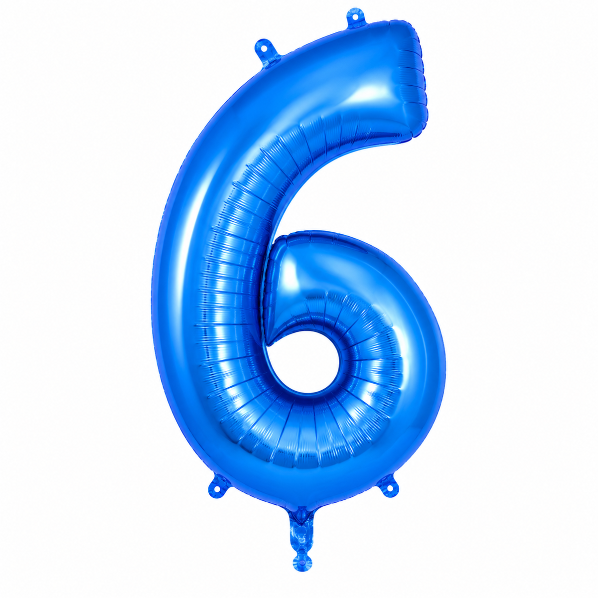Brilliant Blue Birthday Number Balloon Bouquet – Choose Your Age