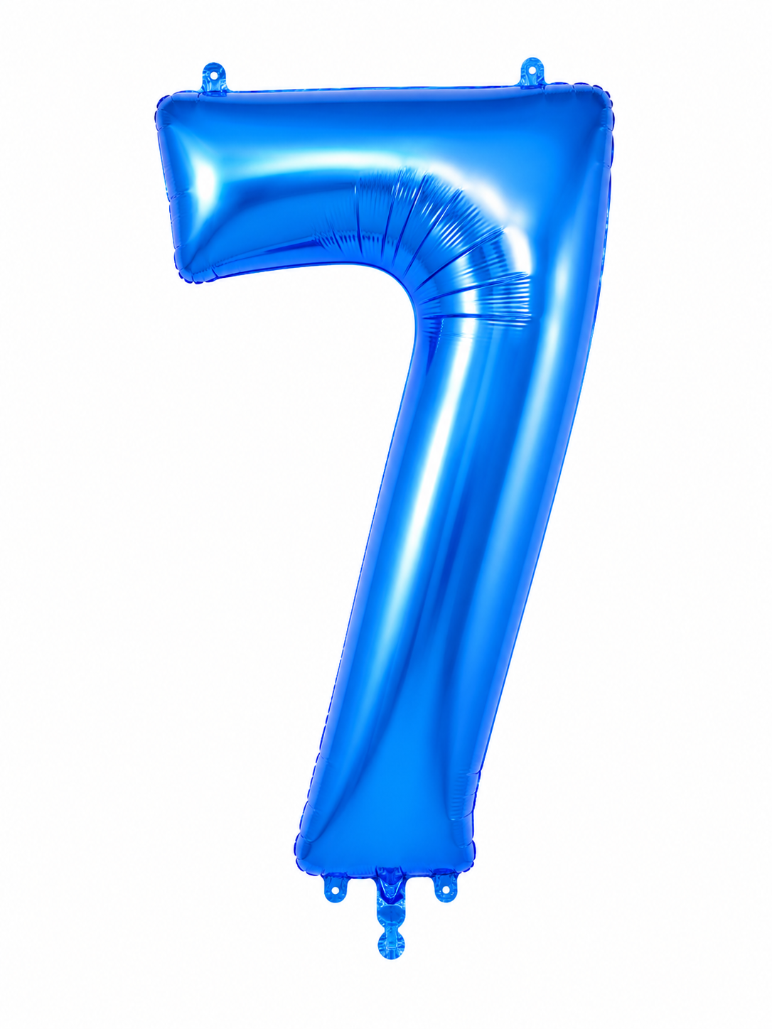 Brilliant Blue Birthday Number Balloon Bouquet – Choose Your Age