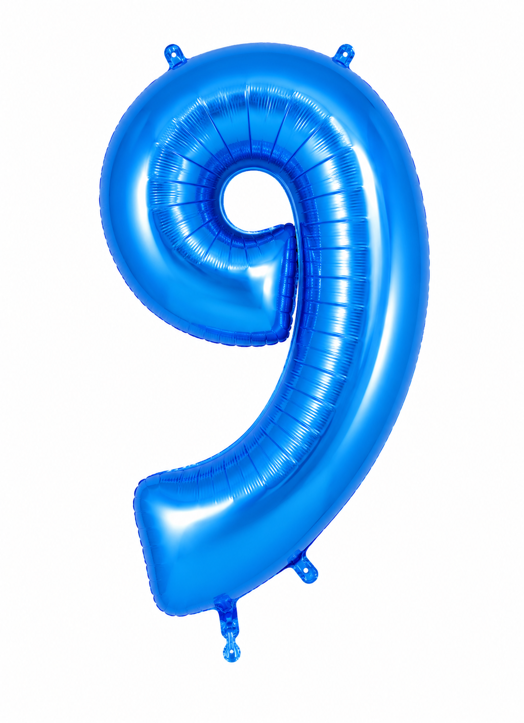 Brilliant Blue Birthday Number Balloon Bouquet – Choose Your Age